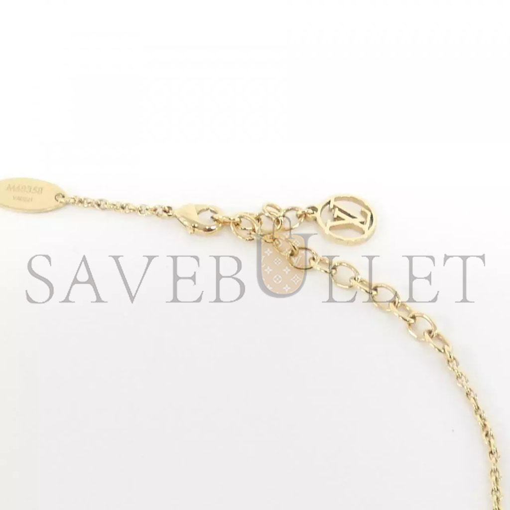 LOUIS VUITTON COLLIER ESSENTIAL V PERLE NECKLACE M68358